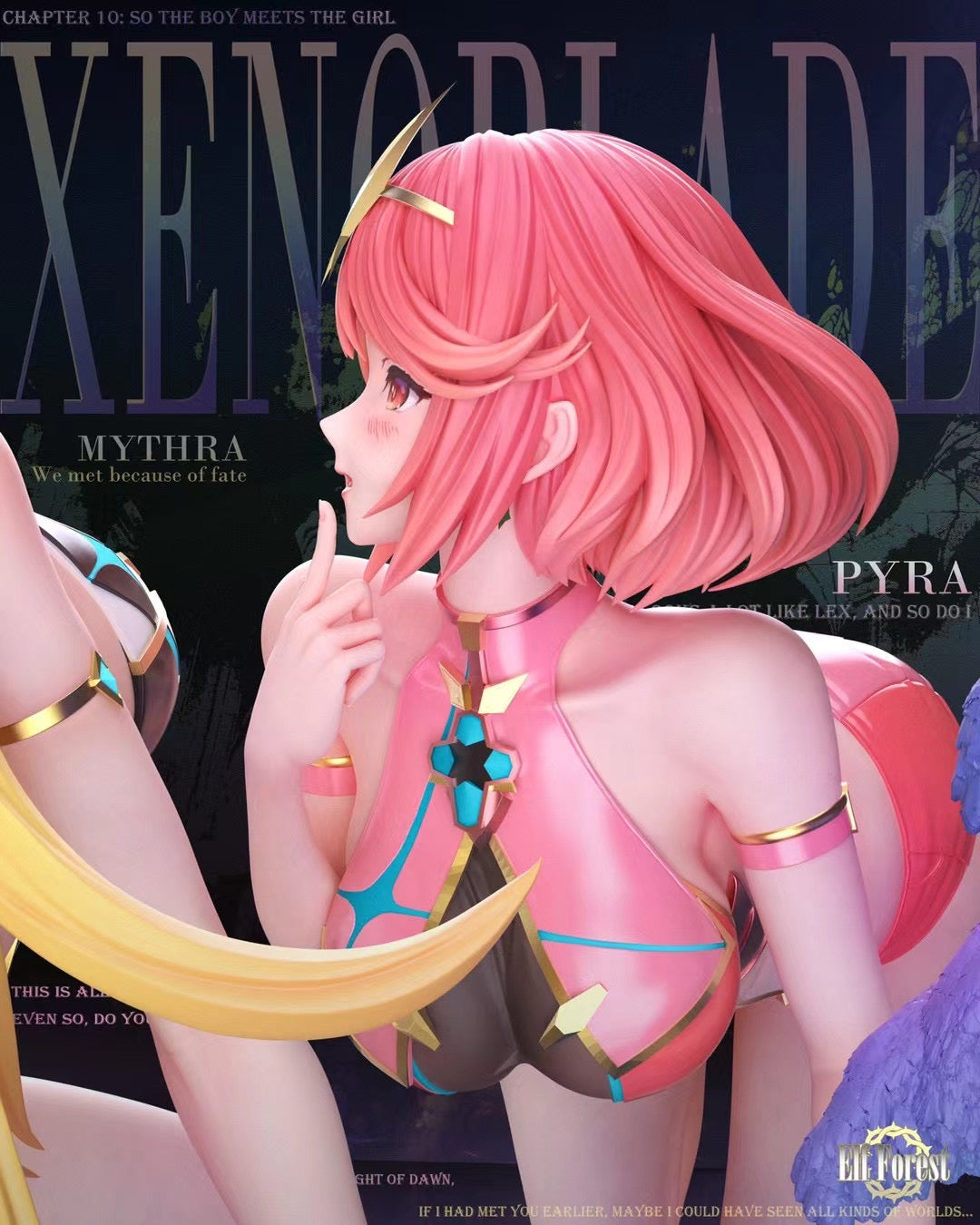 Elf Forest Studio - Xenoblade Chronicles Pyra & Mythra | 异度之刃 焰 & 光
