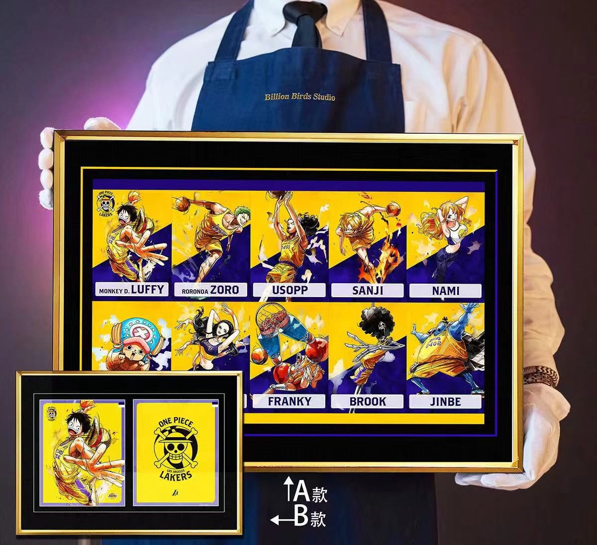 Thousand Bird Studio - Straw Hat Crew Lakers Players | 草帽团湖人队球员