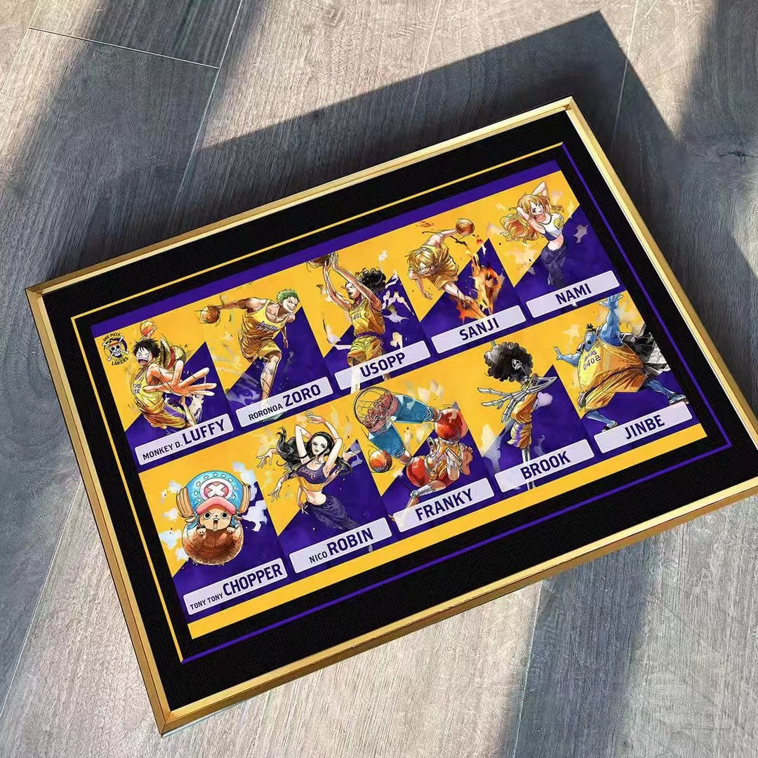 Thousand Bird Studio - Straw Hat Crew Lakers Players | 草帽团湖人队球员