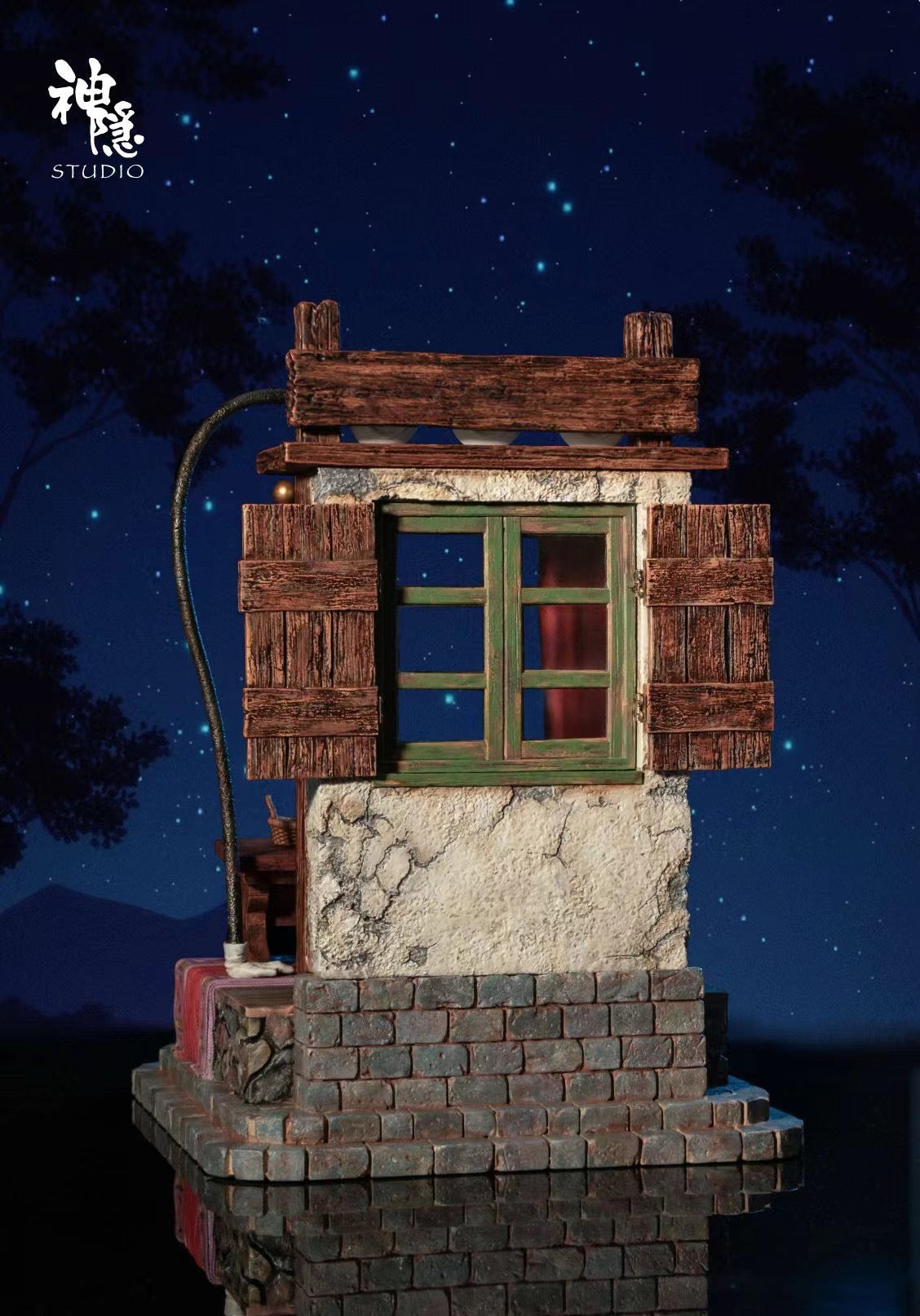 Shen Yin Studio - Spirited Away Candlelit Fabric (Silhouette Series) | 千与千寻烛夜织物 (剪影瞬间系列)