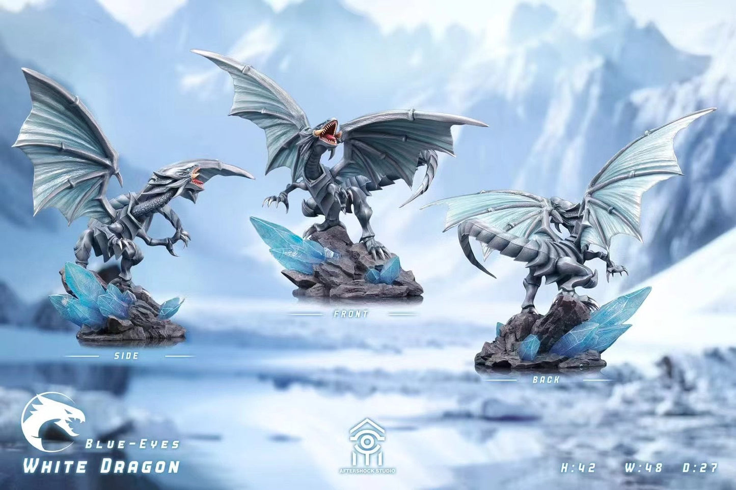 Aftershock Studio - Blue-Eyes White Dragon & Red-Eyes Black Dragon | 青眼白龙 & 真红眼黑龙