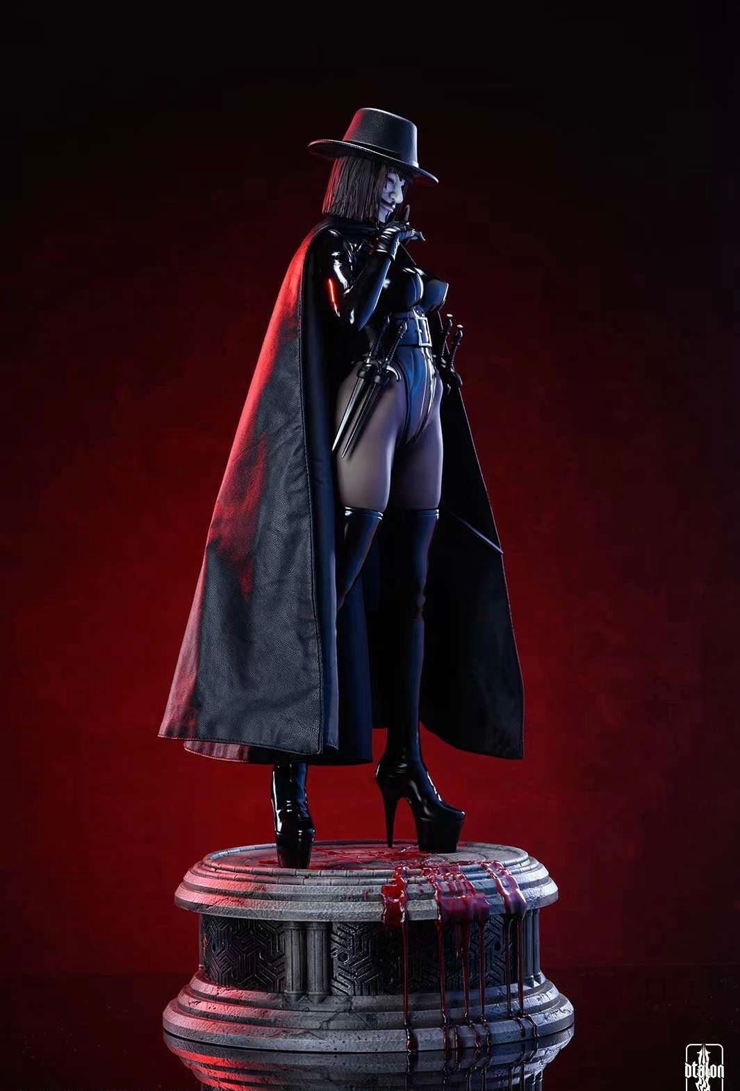 Dtalon Studio - Guy Fawkes Mask Miss V | 盖伊·福克斯面具 V小姐