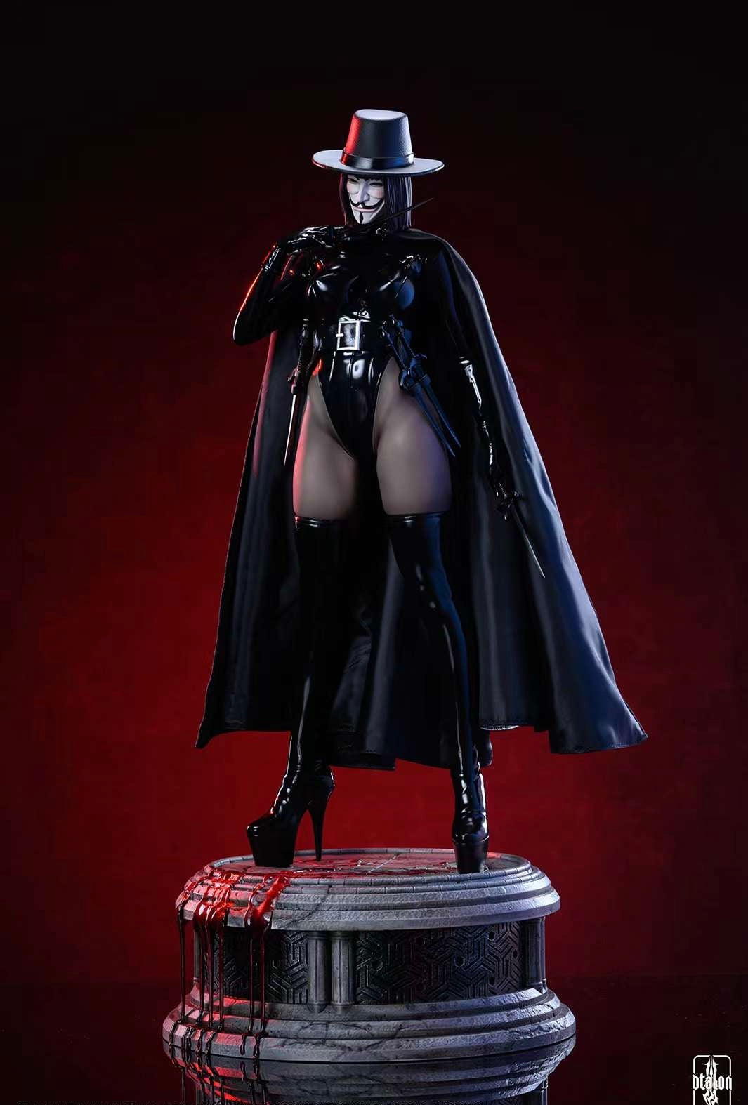 Dtalon Studio - Guy Fawkes Mask Miss V | 盖伊·福克斯面具 V小姐