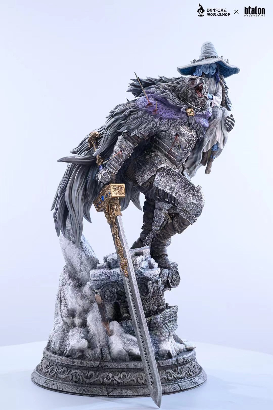 Bonfire x Dtalon Studio - Elden Ring Wolf and Lunar Princess | 艾尔登法环 狼与月之公主