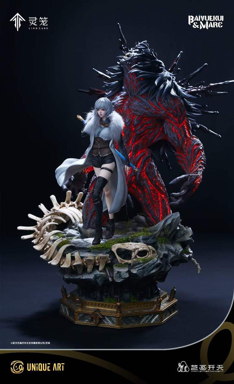 Unique Art Studio - Licensed Ling Cage Bai Yue Kui | 版权 灵笼 白月魁