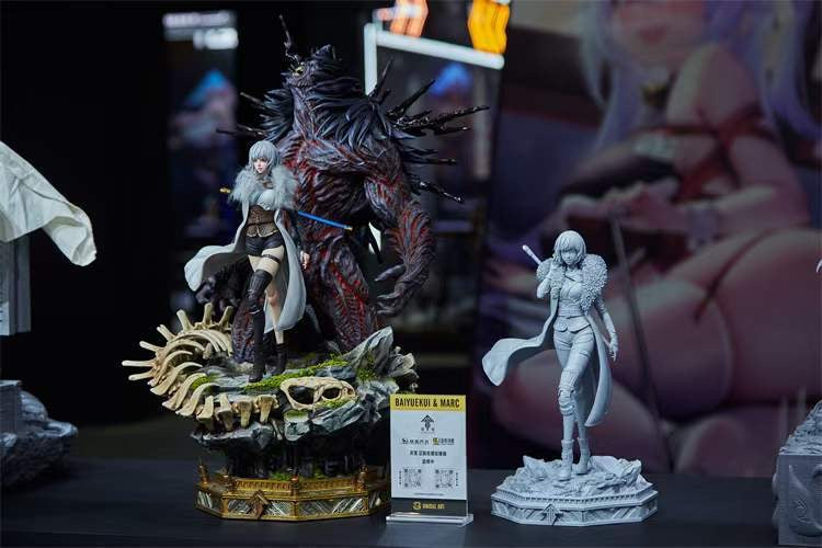 Unique Art Studio - Licensed Ling Cage Bai Yue Kui | 版权 灵笼 白月魁