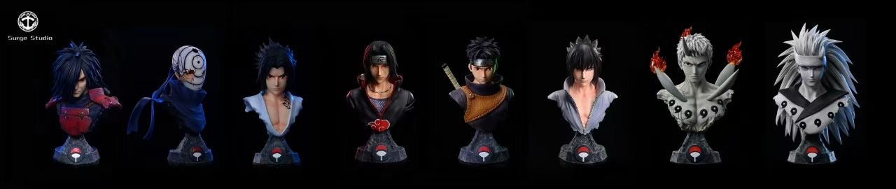 Surge Studio - Six Path Madara & Six Path Obito Bust | 六道斑 六道带土胸像