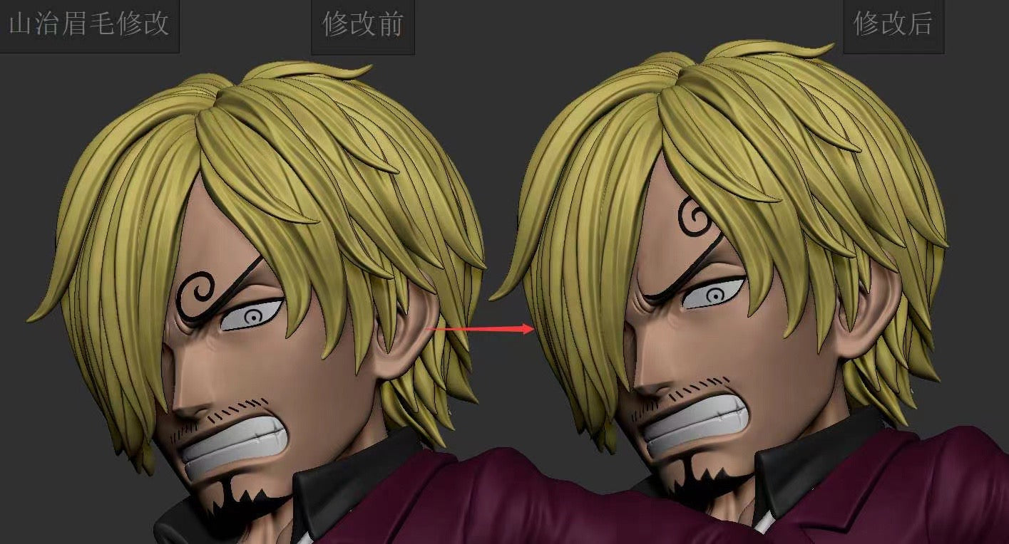 5G Studio x LX Studio - Sanji Diable Jambe | 山治 恶魔风脚