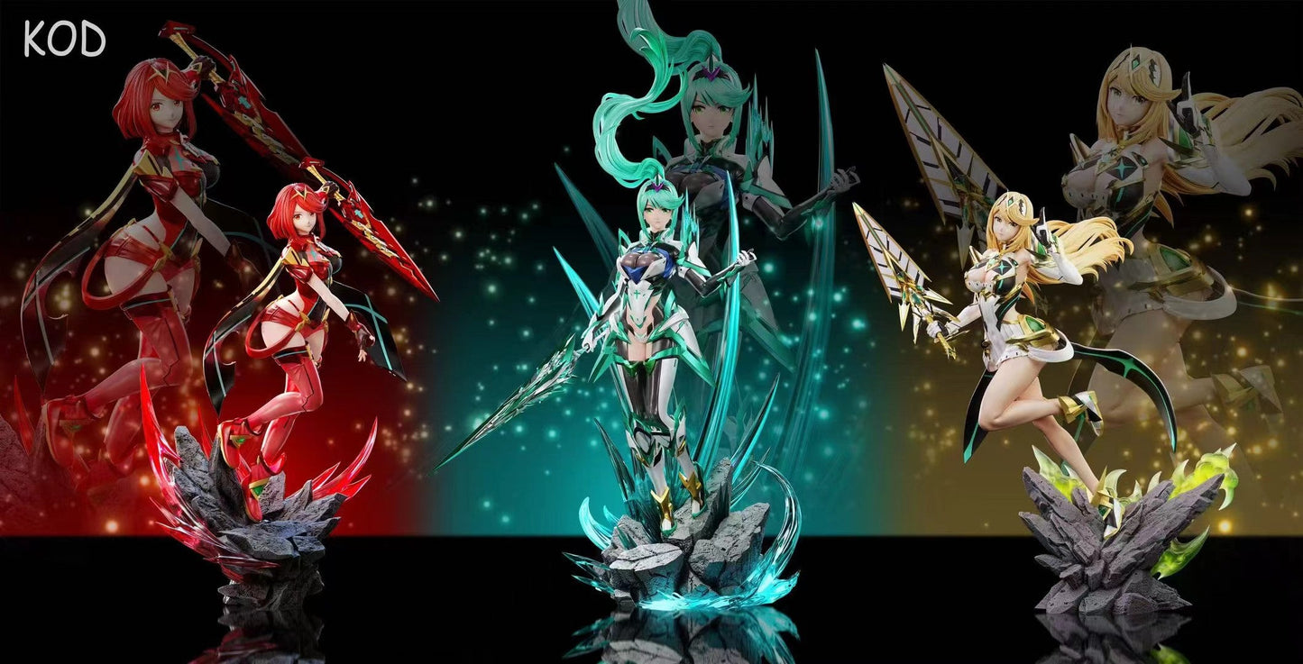 KOD Studio - Xenoblade Chronicles Pyra, Mythra & Pneuma Mech | 异度之刃 焰, 光 & 机甲灵魂