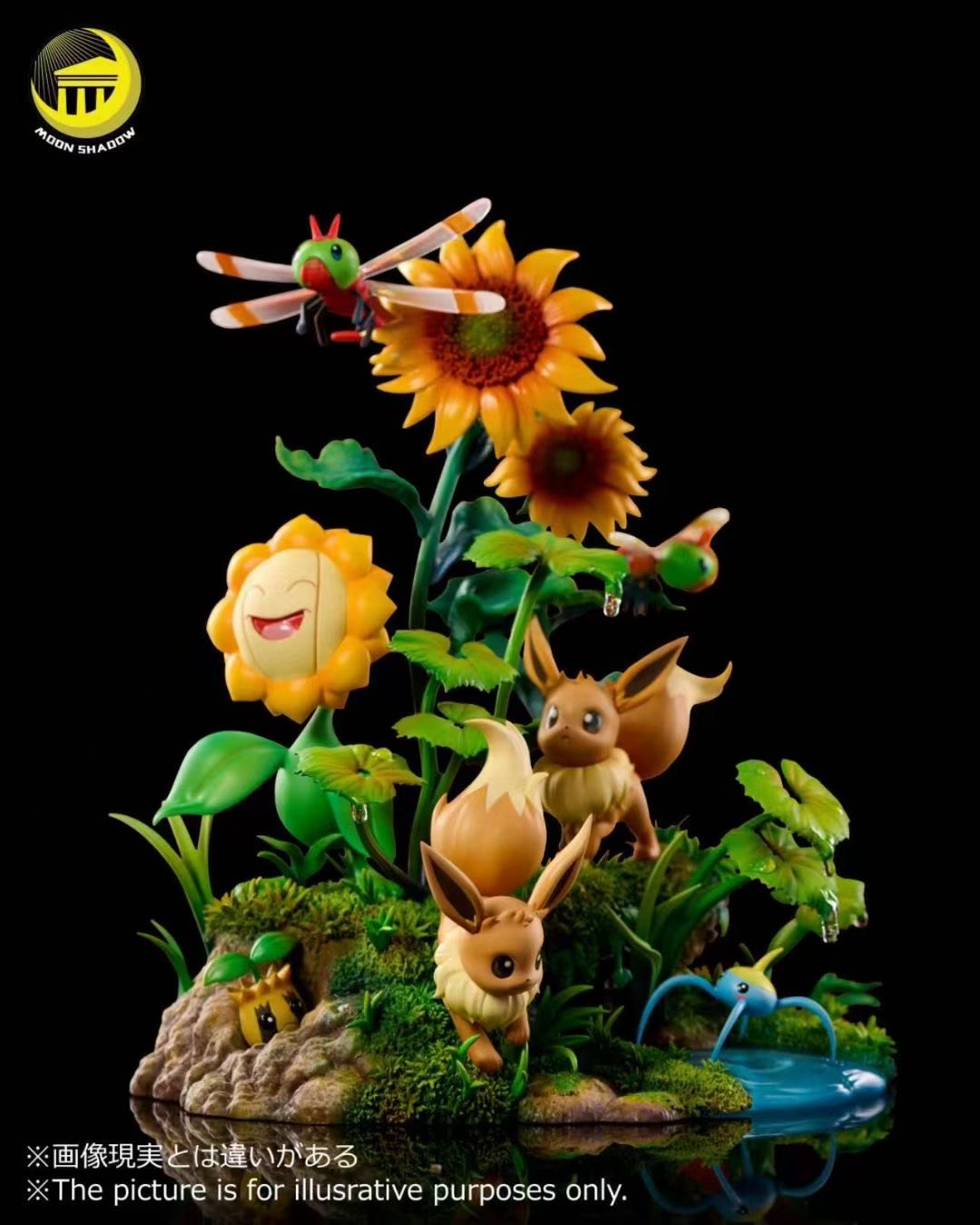 Moon Shadow Studio - Eevee & Pikachu (Natural Series) | 伊布&皮卡丘 (自然系列)