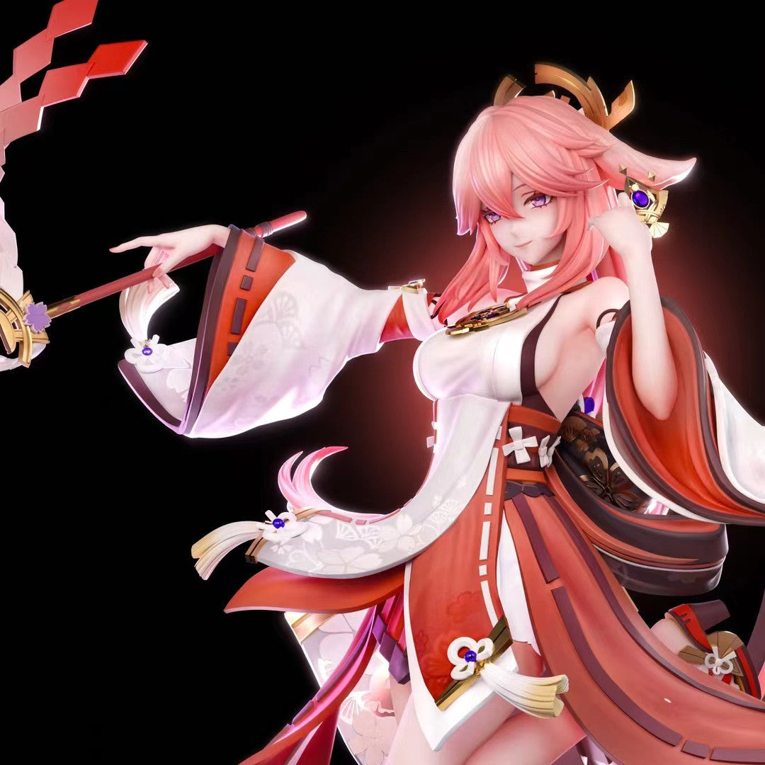 HaJiMi Studio - Genshin Impact Beelzebul & Yae Miko | 原神雷电将军