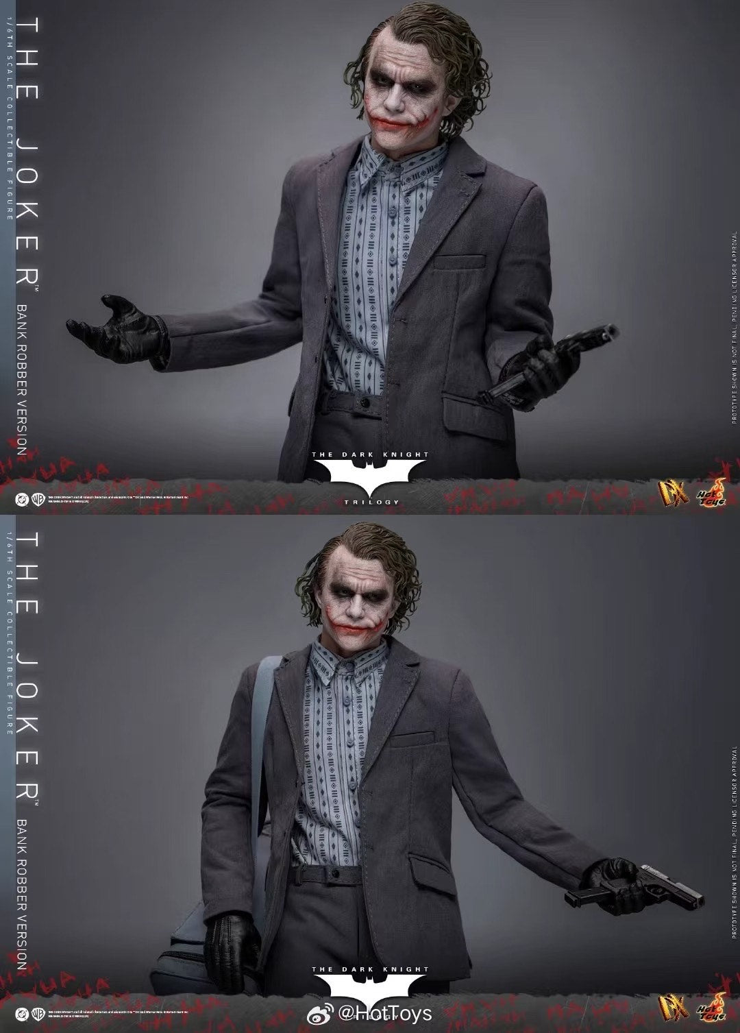 Hot Toys - Licensed The Dark Knight The Joker (Bank Robber Version) | 版权 蝙蝠侠黑暗骑士三部曲 小丑 (银行劫匪版)