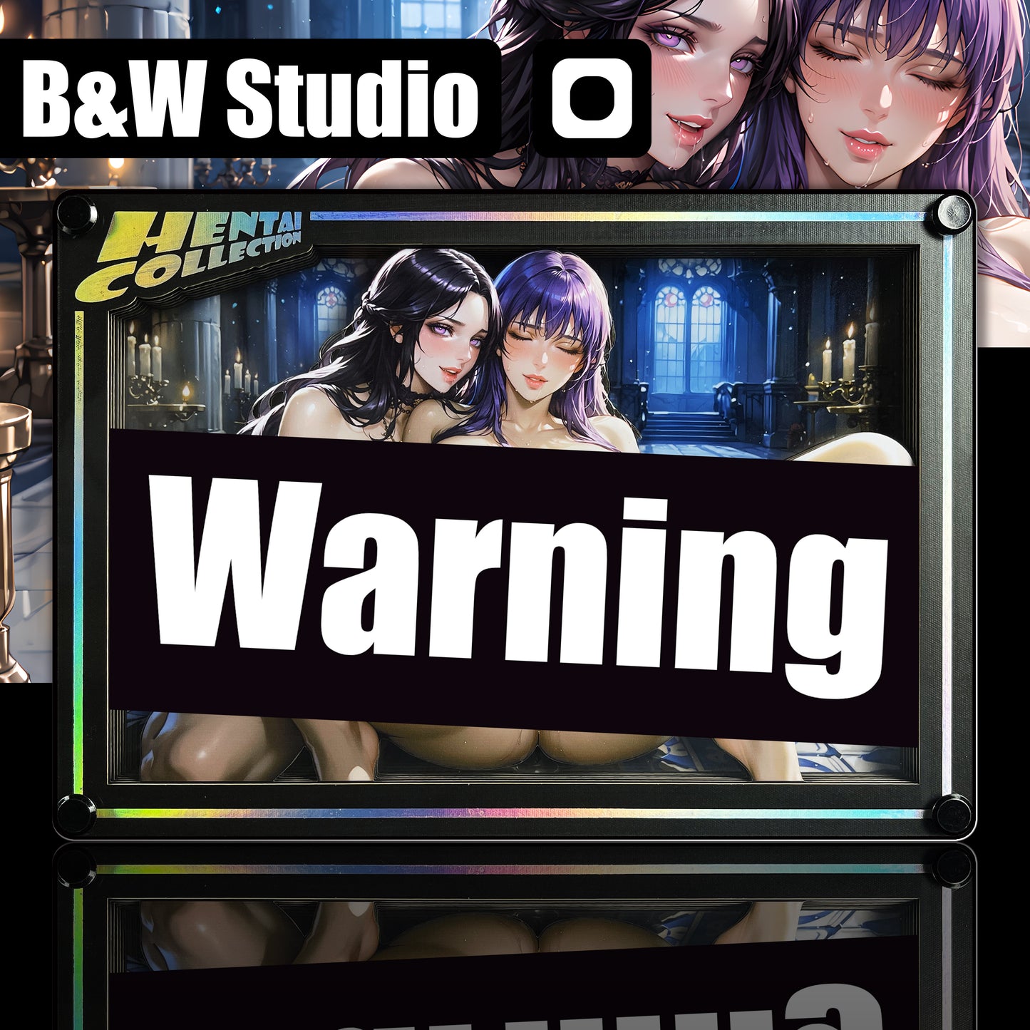 B&W Studio - Ben's Delusion World Series Desktop Decor Card #44 Pandora & Athena Saint Seiya