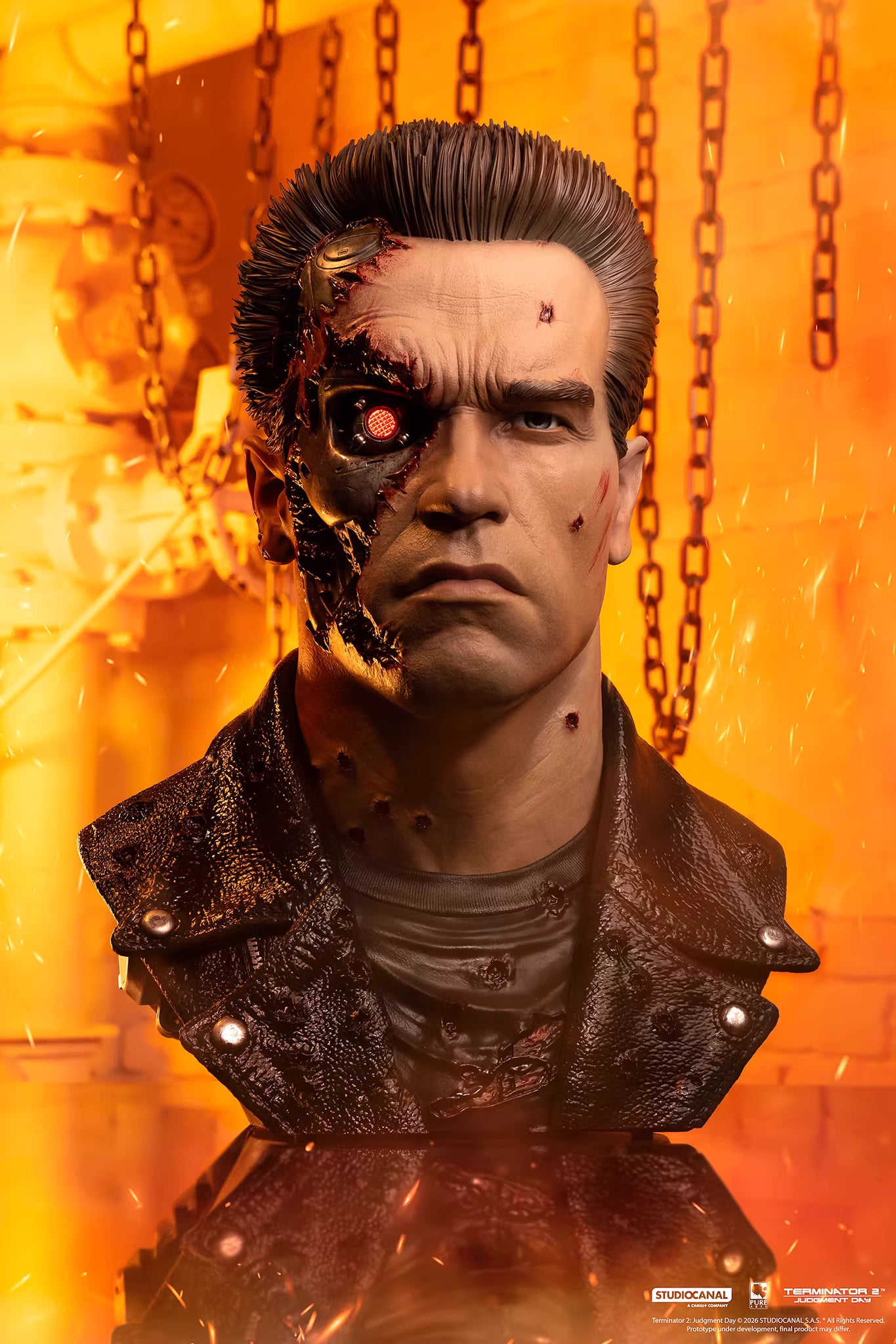 【Pre-sale】1/1 Scale T-800 Model 101 Battle Damaged Art Mask-Purearts Studio