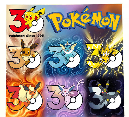 【Pre-sale】Decorative Painting of Eevee Family 30 Anniversary-H2 Studio