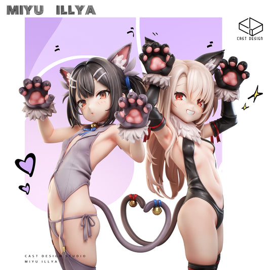 【Pre-sale】1/6 Scale Illyasviel von Einzbern and Miyu Emiya-Cast Design Studio