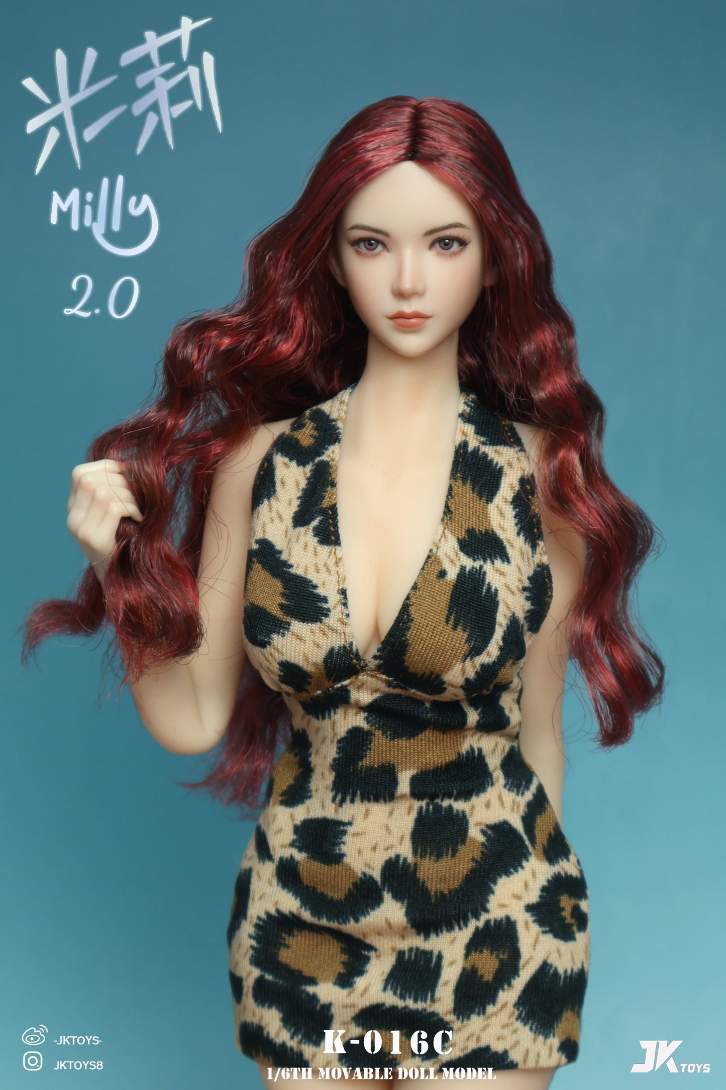 JKTOYS - 1/6 Asian Beauty Head Sculpt Milly 2.0 K-016 (Licensed)