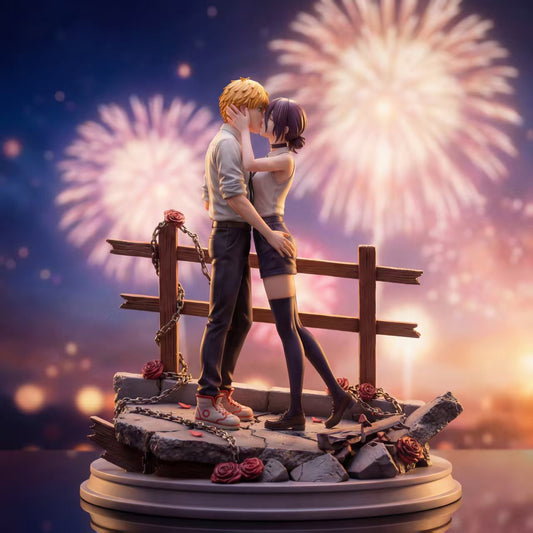 PINK Studio - Denji X Reze Kiss of Fireworks Chainsaw Man 1/6 (GK)