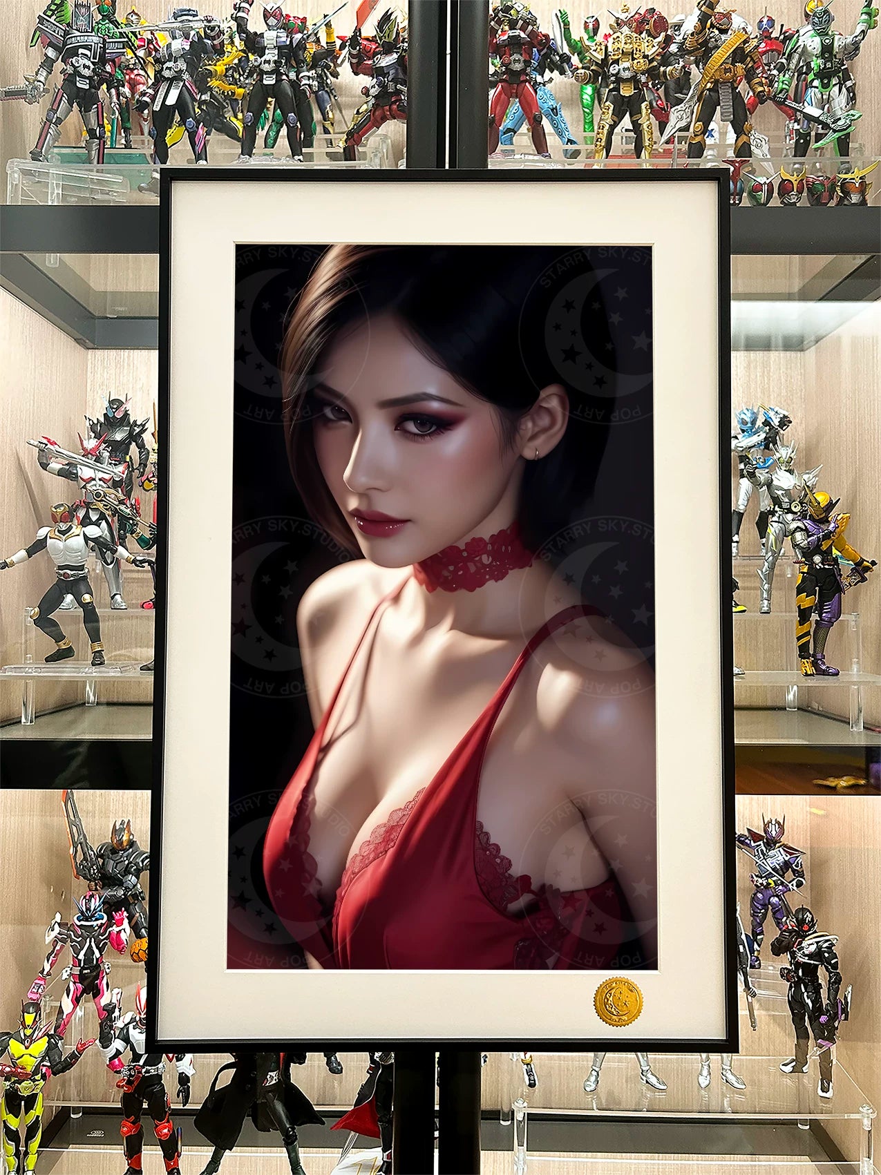 【Pre-sale】Decorative Painting of Red Ada Wong-Resident Evil-XingKong Studio