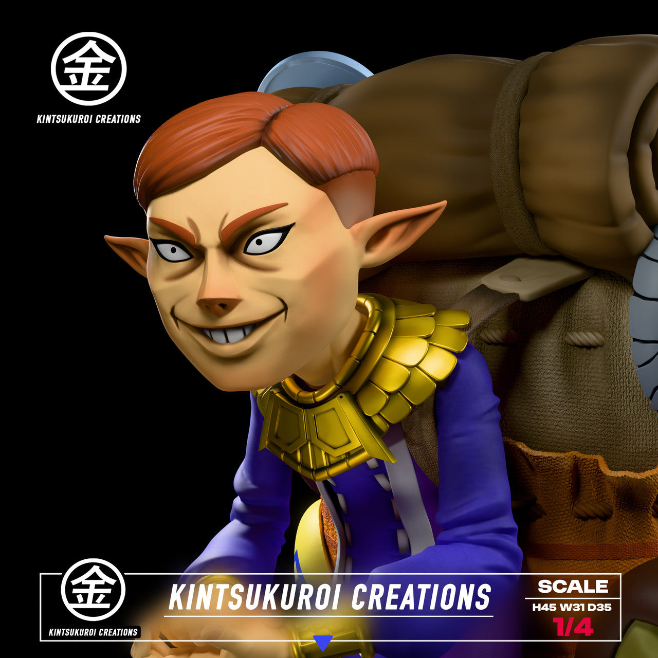 【Pre-sale】1/4 Scale Happy and Angry Mask Salesman-Kintsukuroi Creations Studio