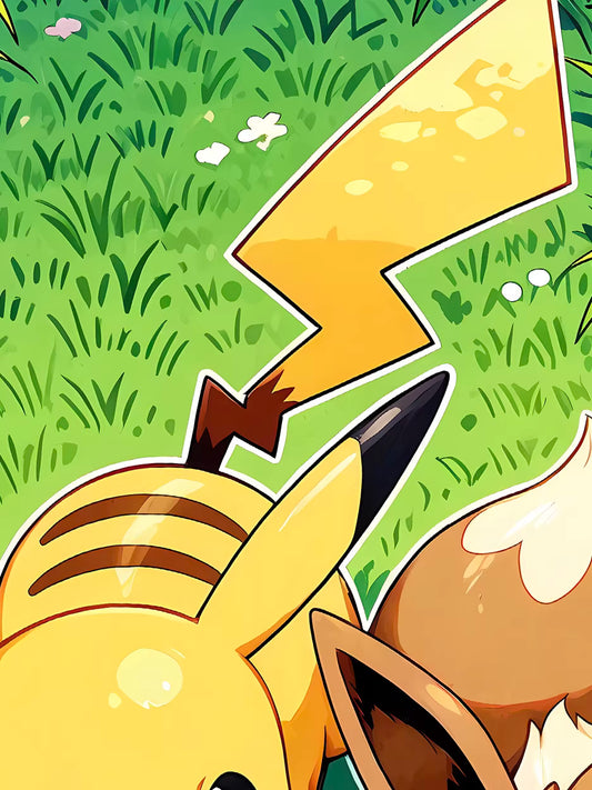 【Pre-sale】Decorative Painting of Pikachu and Eevee-XingKong Studio