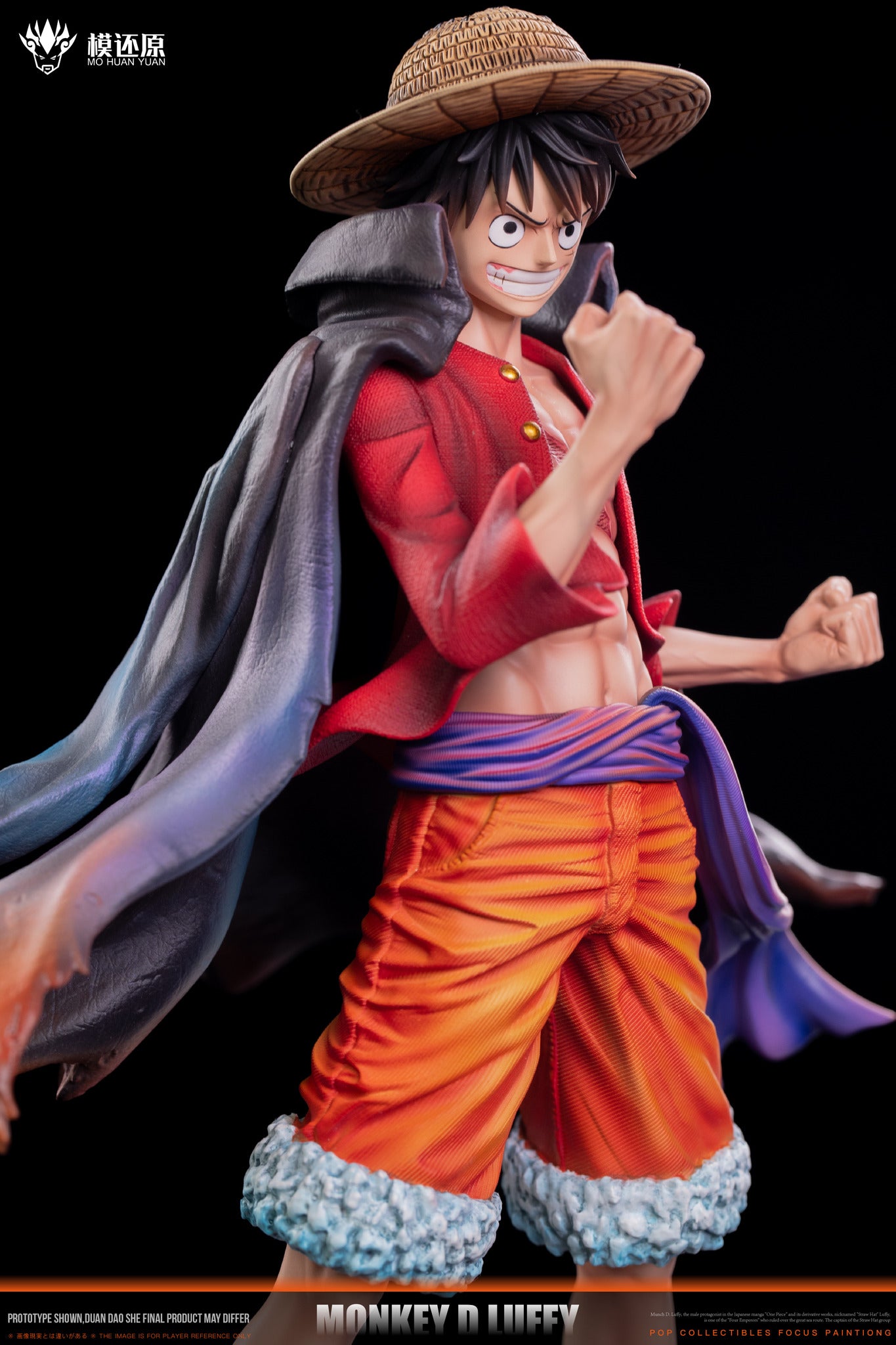 モンキー・D・ルフィ/ Monkey D. Dragon Model restoration Studio Assemble Figures フィギュア ガレージキットシーンの台座 Ver.1/6 スケール模還原 POP 鬼島路飛 魯夫 航海王 和之國篇