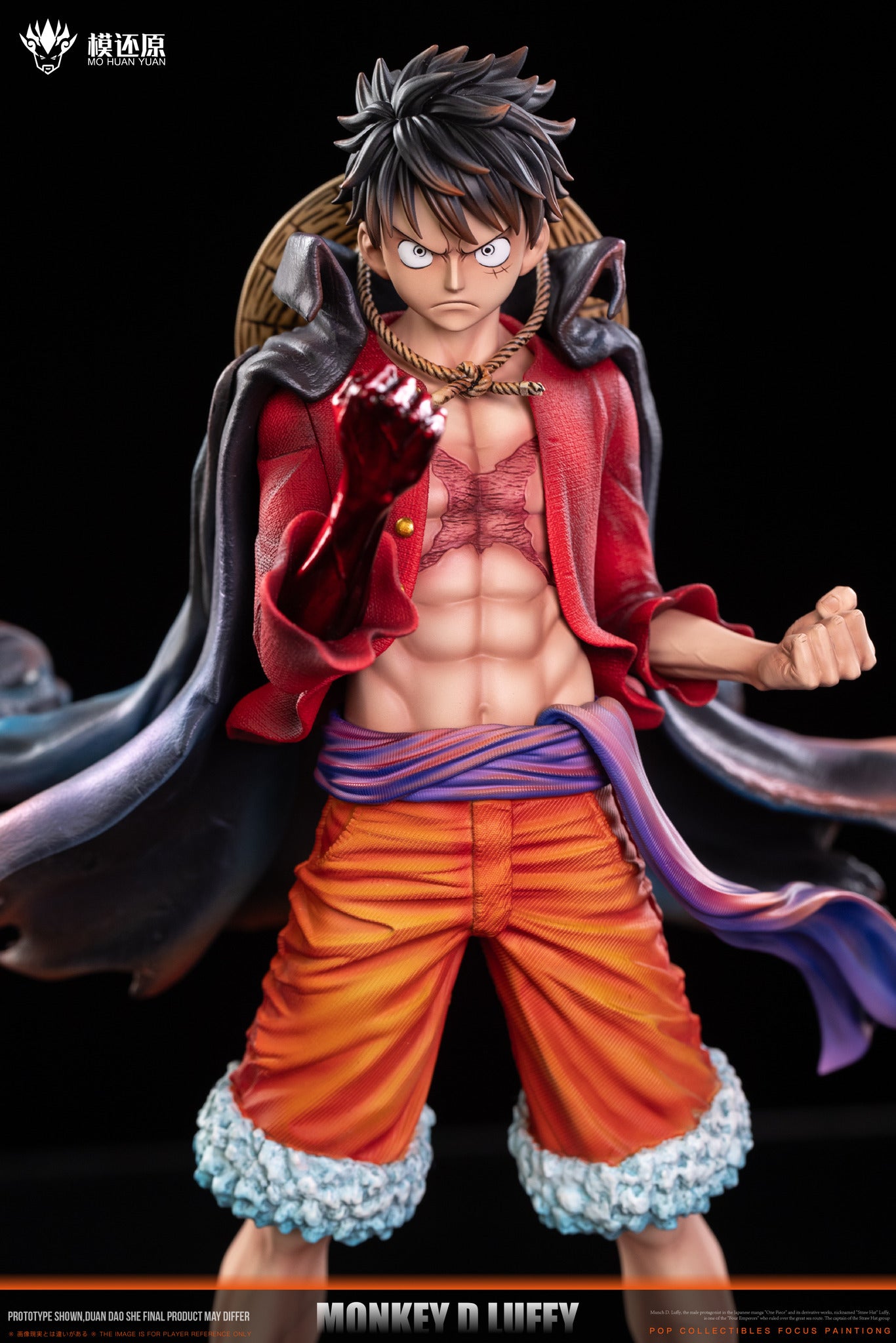 モンキー・D・ルフィ/ Monkey D. Dragon Model restoration Studio Assemble Figures フィギュア ガレージキットシーンの台座 Ver.1/6 スケール模還原 POP 鬼島路飛 魯夫 航海王 和之國篇