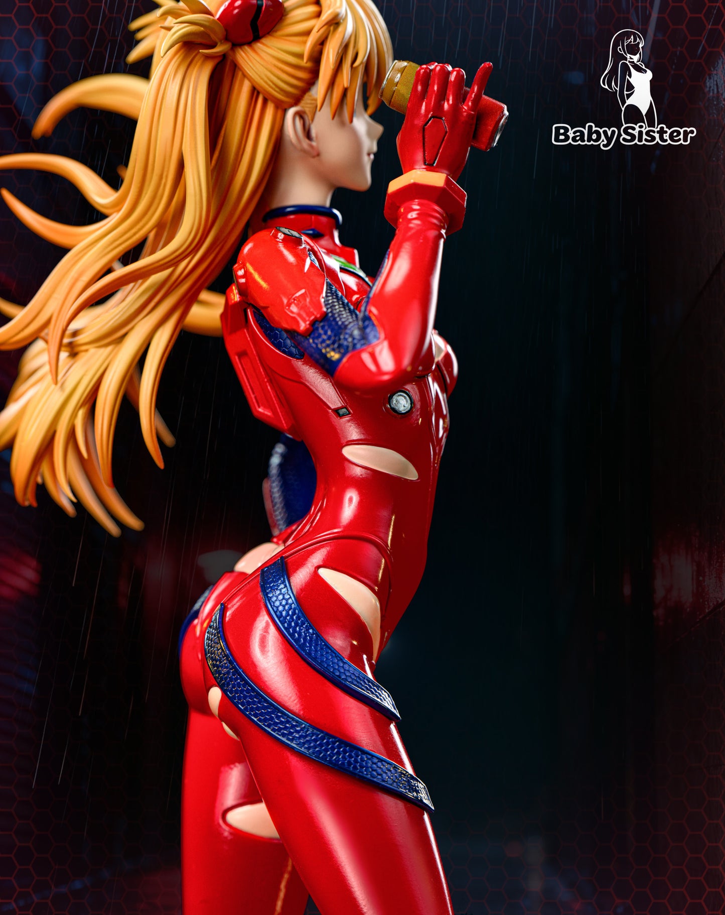 Soryu Asuka Langley惣流・アスカ・ラングレーEVA Assemble Figuresフィギュア ガレージキットシーンの台座 Ver.1/6 スケール Baby Sister Studio 限定販売 収蔵級手作り樹脂塗装済み完成品