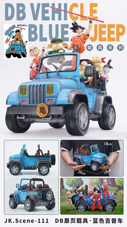 JacksDo Studio - DB Vehicle Blue Jeep (JK.Scene-111) | DB扉页载具-蓝色吉普车 (JK.Scene-111)
