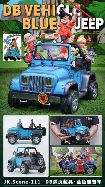 JacksDo Studio - DB Vehicle Blue Jeep (JK.Scene-111) | DB扉页载具-蓝色吉普车 (JK.Scene-111)