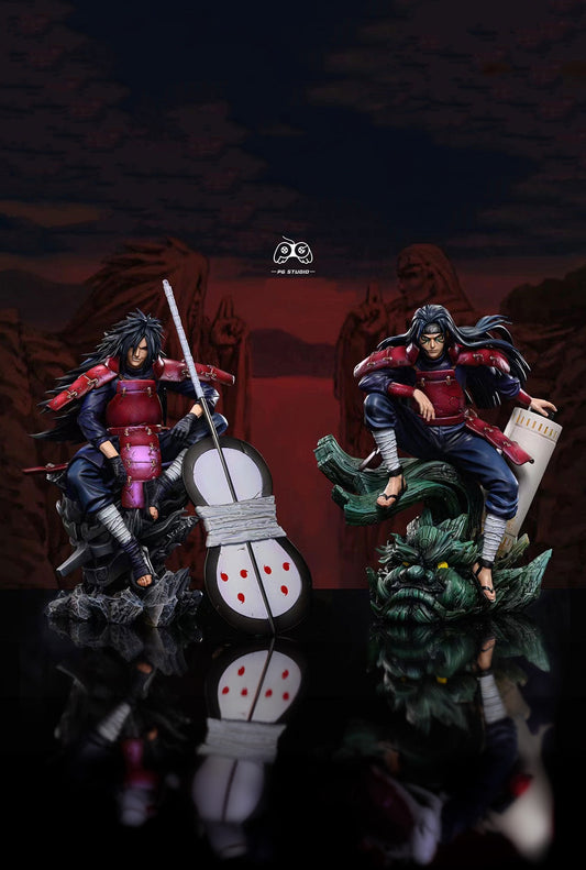 PG Studio - Sitting Door Gods Madara Uchiha & Senju Hashirama | 坐姿门神 宇智波斑 & 初代柱间
