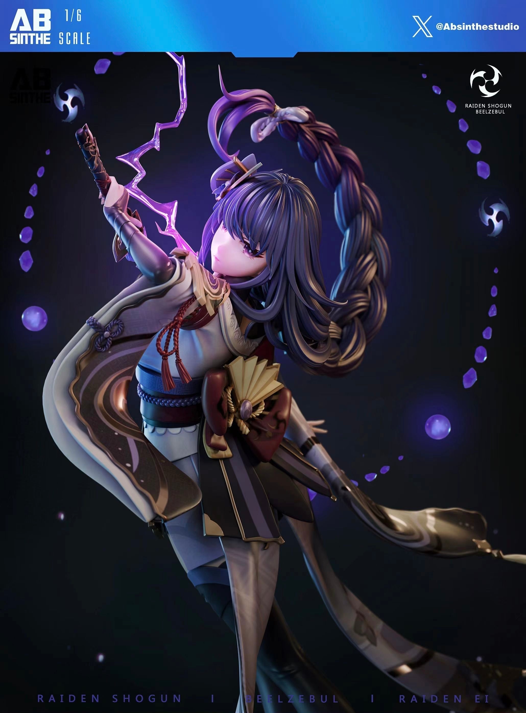 ABsinthe Studio - Genshin Impact Beelzebul | 原神雷电将军– Dreamy-gk