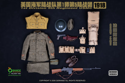 QORANGE QOTOYS-1/6 USMC 1st Division 5th Regiment in Argonne France 1918 QOM-1066-Accessories