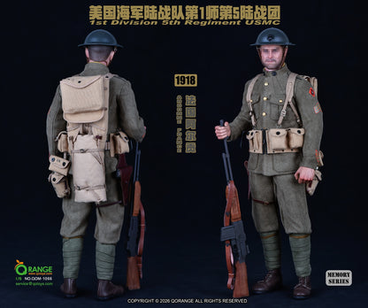 QORANGE QOTOYS-1/6 USMC 1st Division 5th Regiment in Argonne France 1918 QOM-1066-Accessories