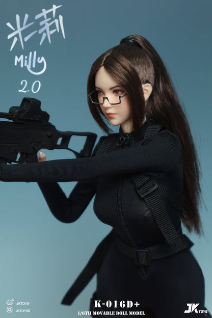 JKTOYS - 1/6 Asian Beauty Head Sculpt Milly 2.0 K-016 (Licensed)