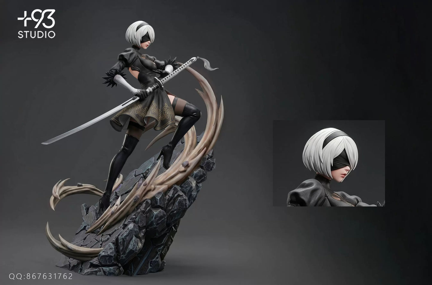 【Pre-sale】1/6 and 1/4 Scale NieR 2B Attack-XIX·III Studio