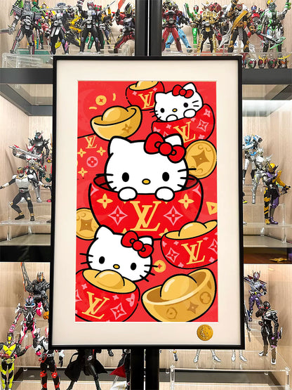 【Pre-sale】Decorative Painting of Wealthy kitty-XingKong Studio