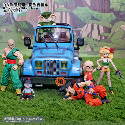 JacksDo Studio - DB Vehicle Blue Jeep (JK.Scene-111) | DB扉页载具-蓝色吉普车 (JK.Scene-111)