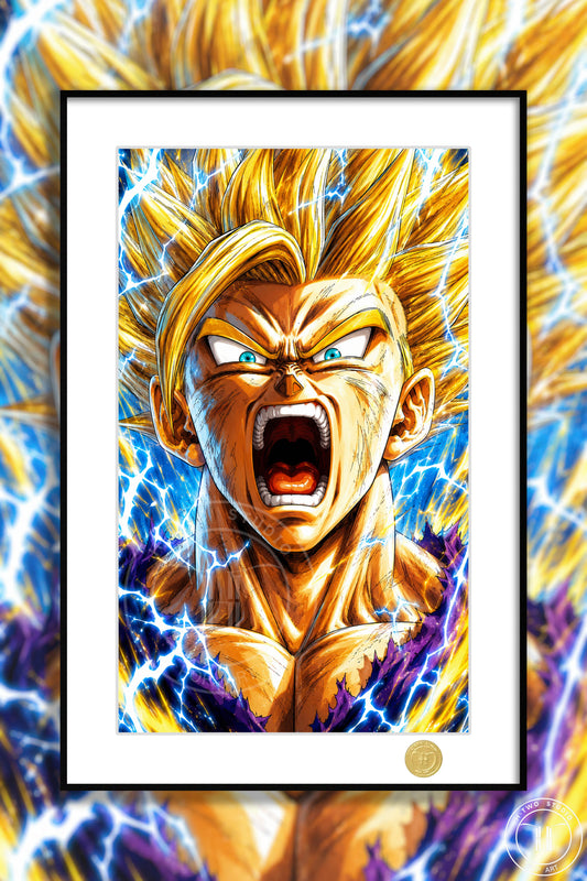 【Pre-sale】Decorative Painting of Super Seiya Son Gohan-H2 Studio