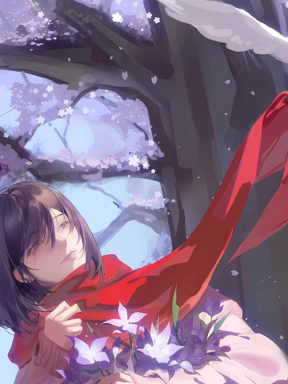 【Pre-sale】Decorative Painting of Scarf Mikasa-XingKong Studio