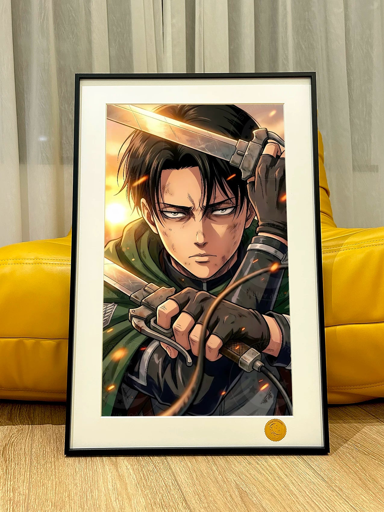 【Pre-sale】Decorative Painting of Fire Levi-Attack on Titan-XingKong Studio