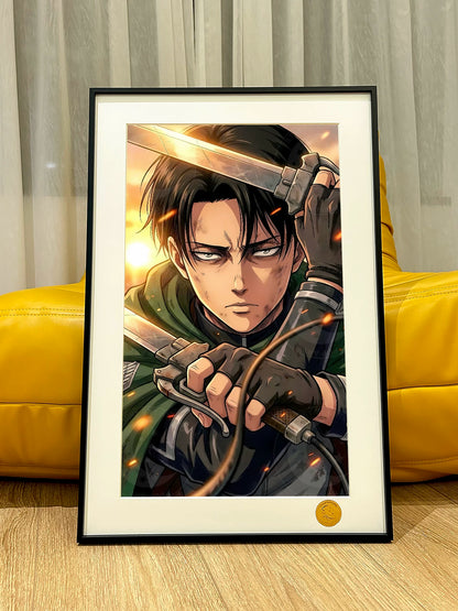 【Pre-sale】Decorative Painting of Fire Levi-Attack on Titan-XingKong Studio
