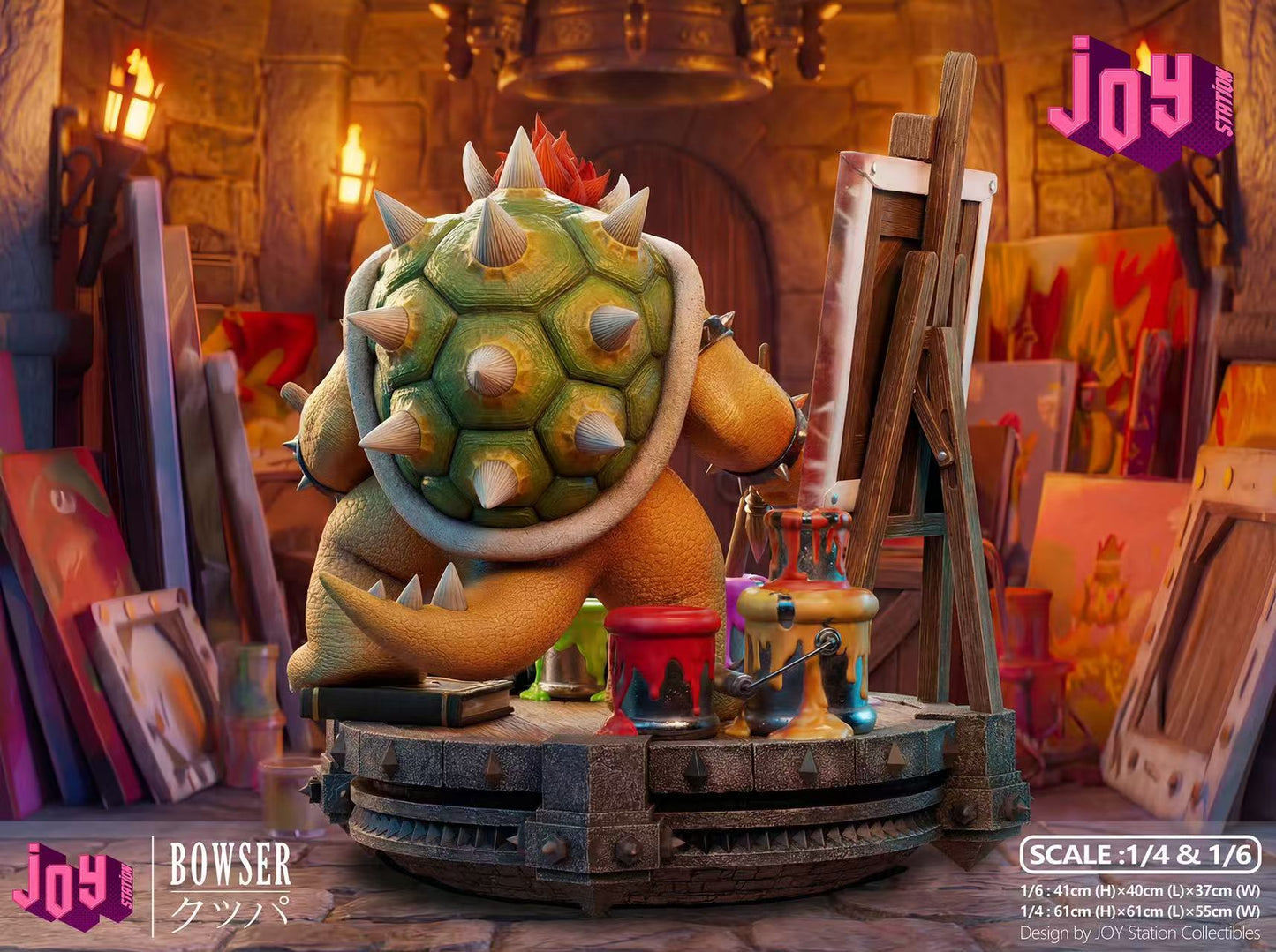 Joy Station Studio - Bowser 2.0 Super Mario 1/6 & 1/4 Scale Statue(GK)
