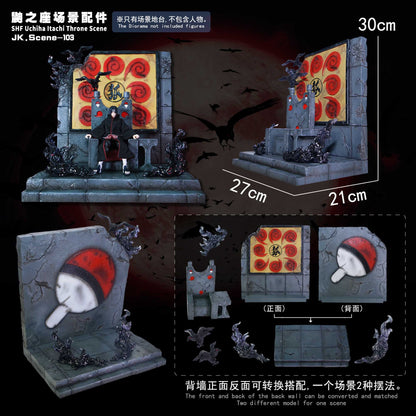 Jacksdo Studio - SHF Uchiha Itachi and Sasuke Throne Scene JK.Scene-103 | 鼬之座场景配件 JK.Scene-103