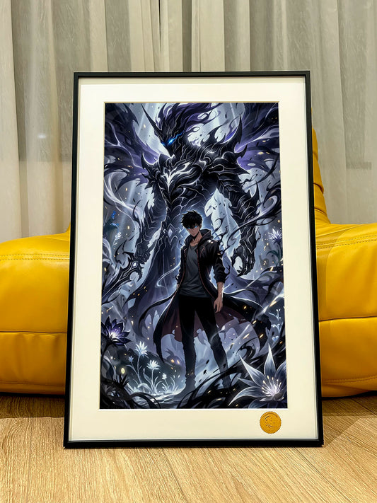 【Pre-sale】Decorative Painting of Dark Sung Jin Woo-Solo Leveling-XingKong Studio