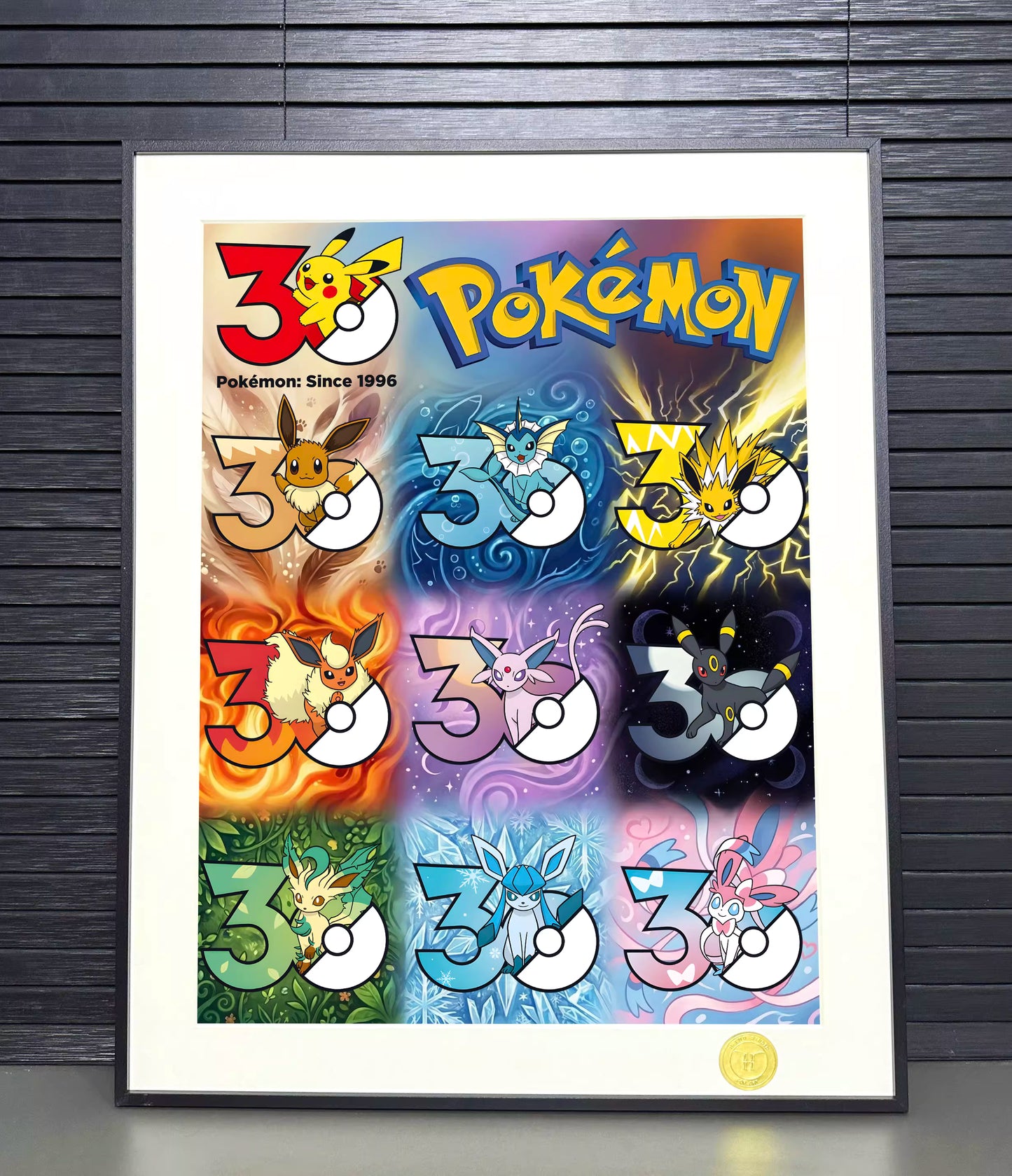 【Pre-sale】Decorative Painting of Eevee Family 30 Anniversary-H2 Studio