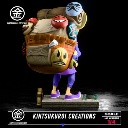 【Pre-sale】1/4 Scale Happy and Angry Mask Salesman-Kintsukuroi Creations Studio