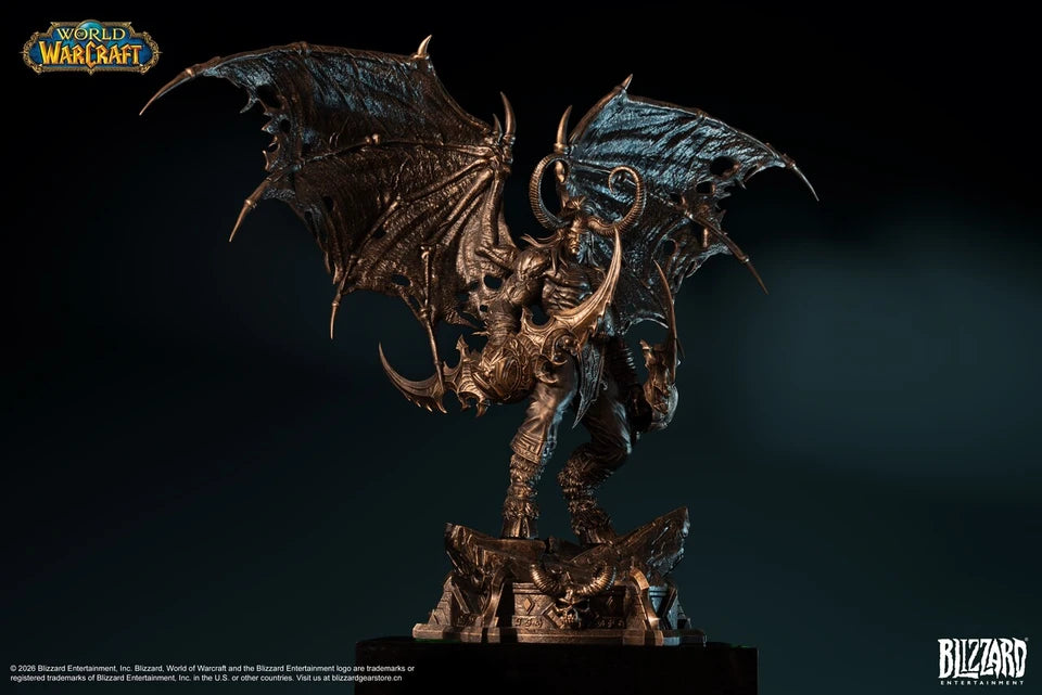 【Pre-sale】1/10 Scale Illidan Stormrage Bronze-Colored Licensed-Blizzard Studio