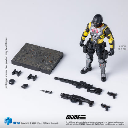 Hiya Toys - Exquisite Mini Series 1/18 Scale 4 Inch G.I.Joe Python Trooper Action Figure EMG0516 (Licensed)
