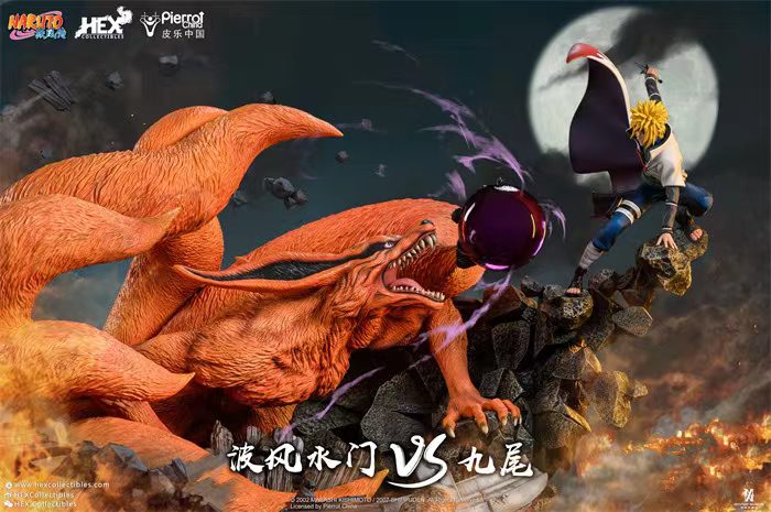 HEX Collectibles - Licensed Minato Namikaze VS Ninetails | 波风水门 VS 九尾